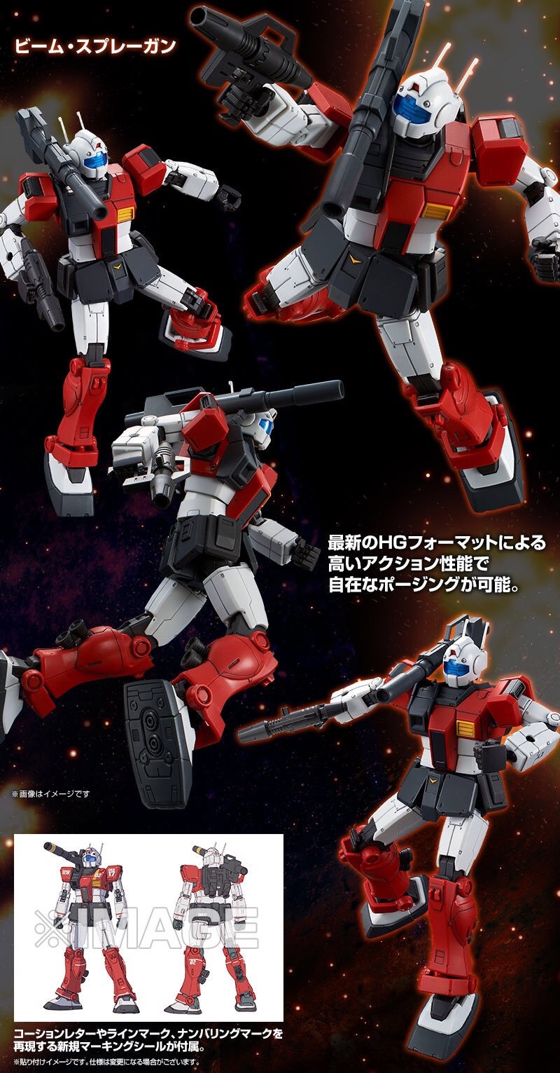 PRE-ORDER : HG 1/144 RG -80S GM CANNON (SPACE ASSAULT TYPE) PLASTIC MODEL
