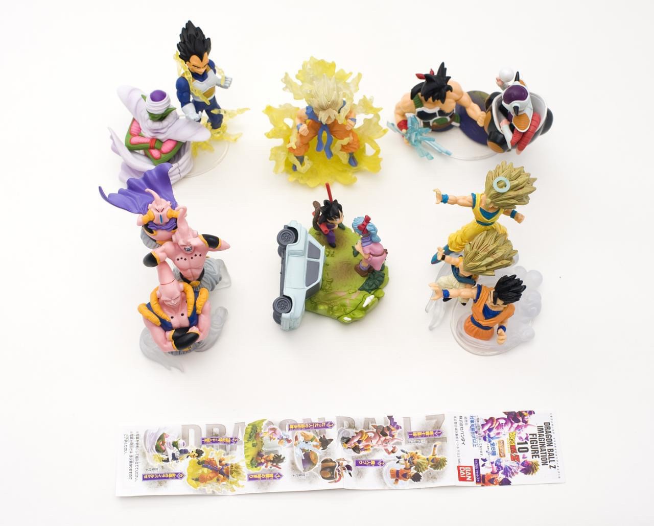 HG Dragon Ball Z Imagination Figure 10 Gashapon by Bandai (Set of 6)