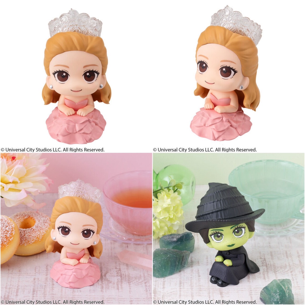 PRE-ORDER : Rukappu WICKED Elphaba & Glinda Set (Includes Limited Edition Cushion)