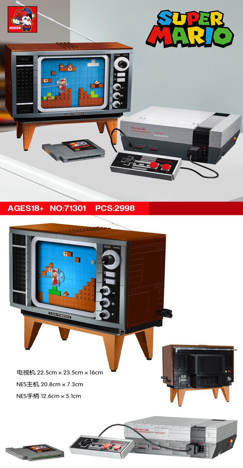 Joker 71301 Nintendo Game Console 2998pcs