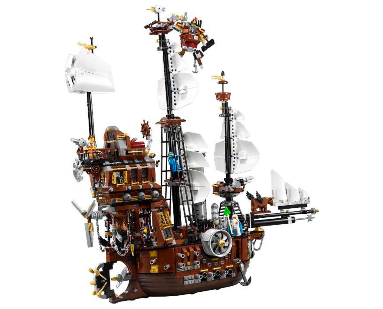 Lepin 16002 The Lego Movie - MetalBeard’s Sea Cow 2791pcs