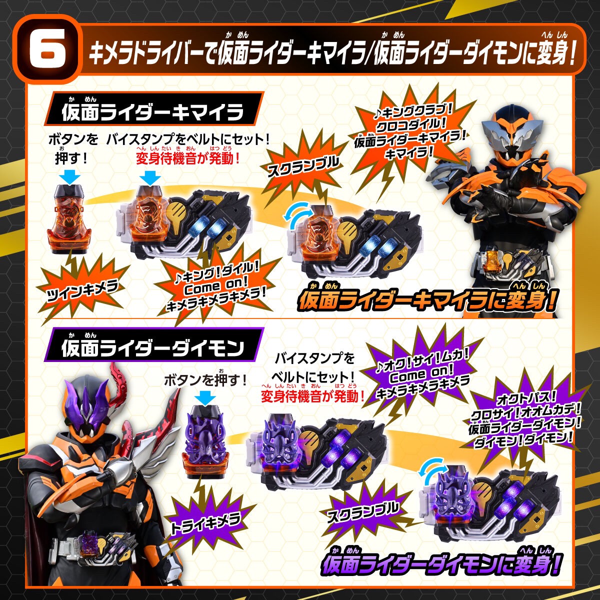 Masked Rider Revice - DX Chimera Driver & Juuga Driver Unit by Premium Bandai (Limited มีกล่องน้ำตาล)