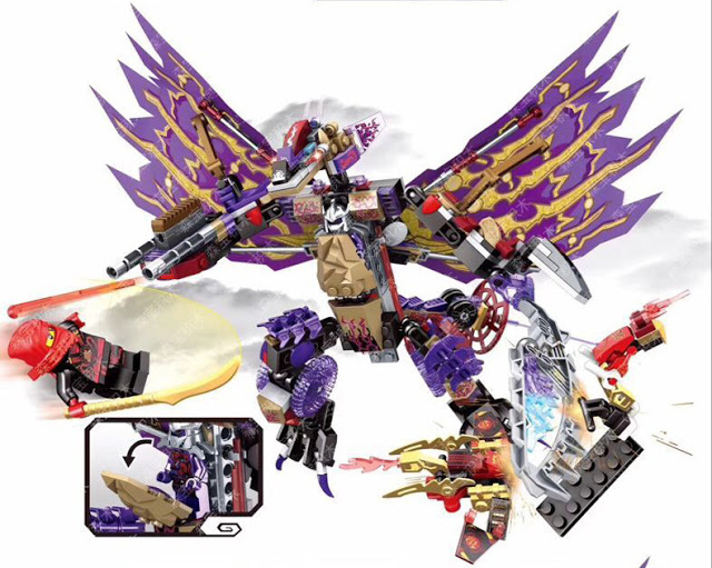 Sembo S8404 Dragon Mech Villain 380pcs