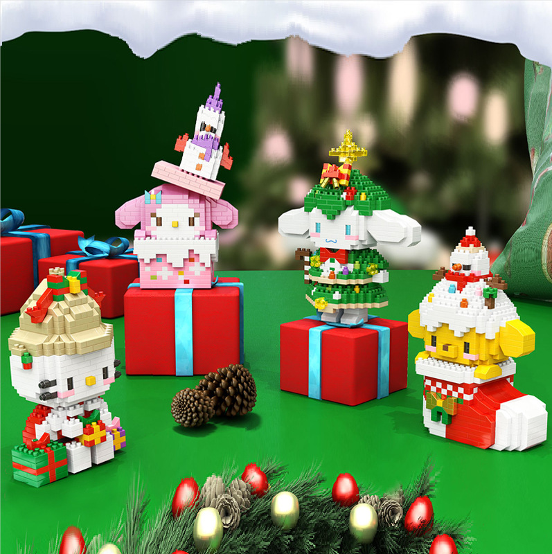 YKO P 2186 - 2190 - Sanrio x Disney Christmas - Stella Lou / Gelatoni / Hello Kitty / My Melody / Cinnamoroll / Pompompurin