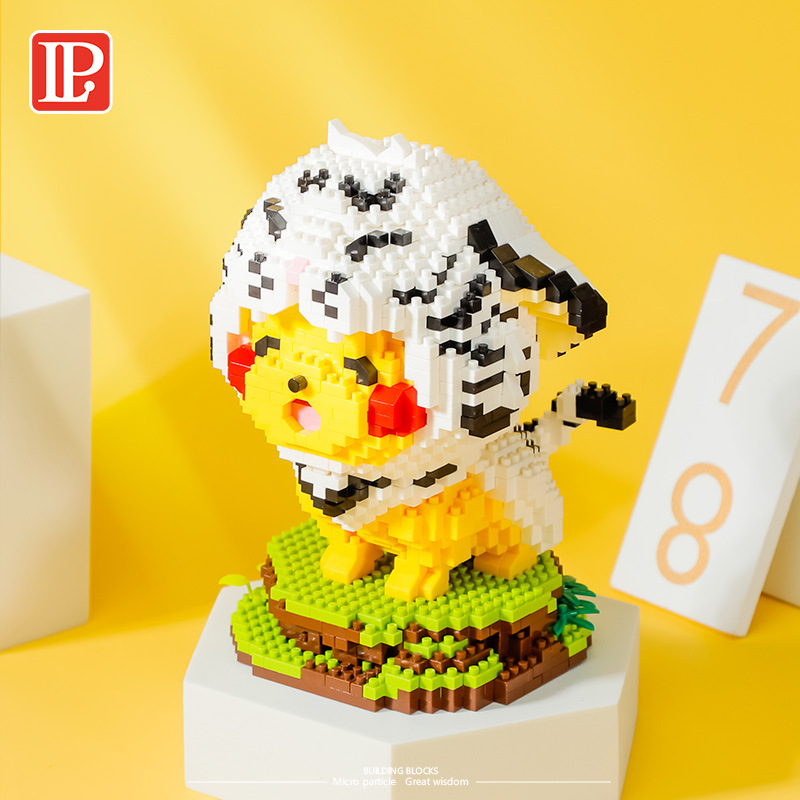 LP 210622 Pokemon Pikachu Cosplay White Tiger 1316pcs