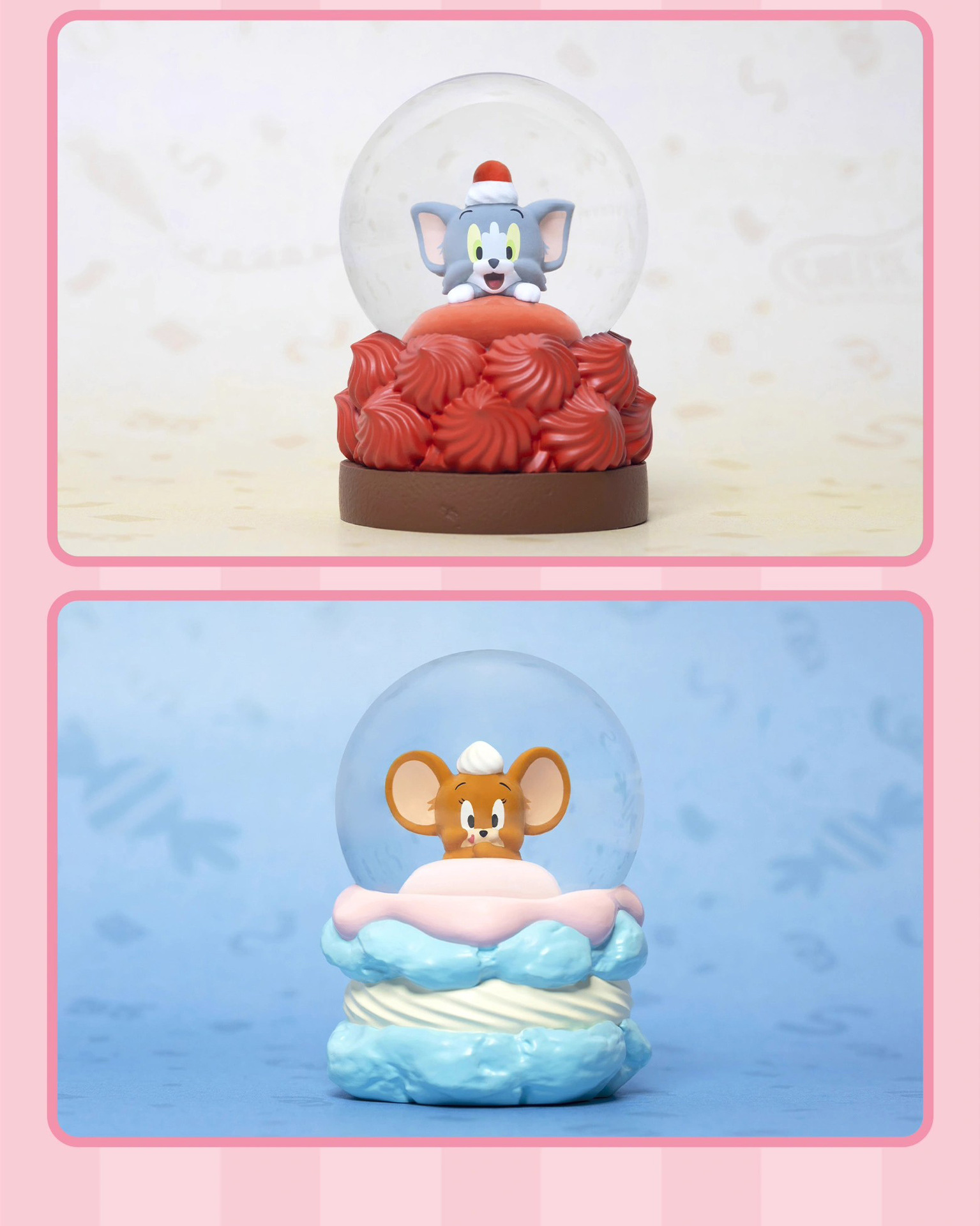 Tom & Jerry Dessert Series Mini Snow Globe by Soap Studio