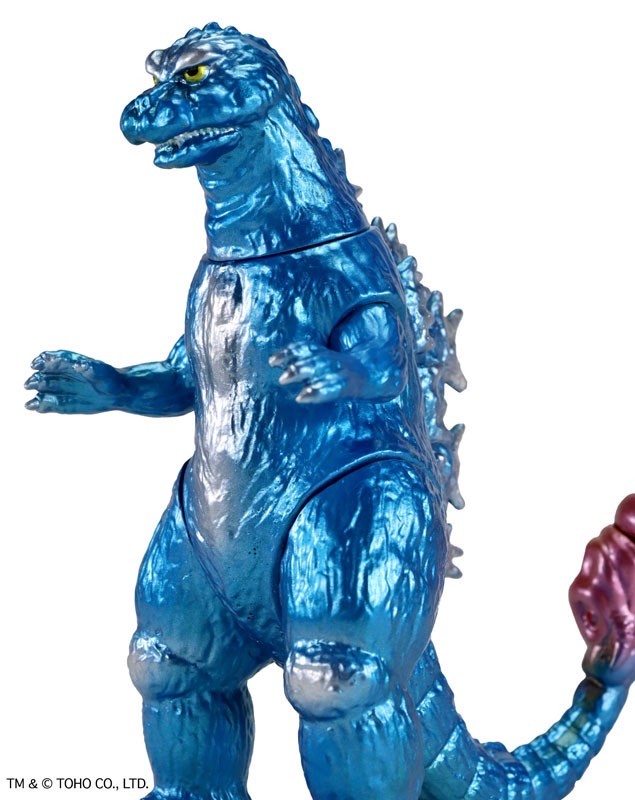 Godzilla - CCP Middle Size Series Vol.11 Godzilla (1964) Blue Metallic Ver. Soft Vinyl by CCP (Lot JP)
