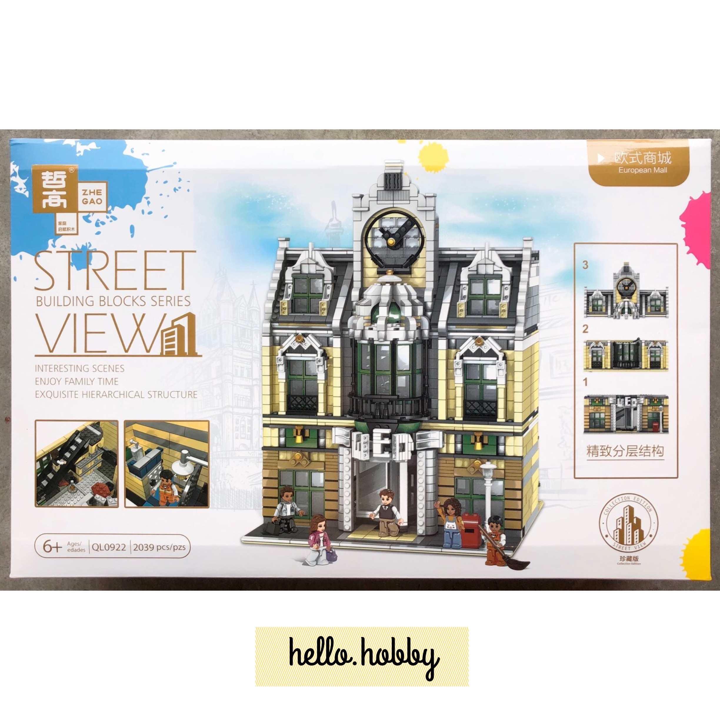 Zhe gao QL 0922 European Mall 2039pcs