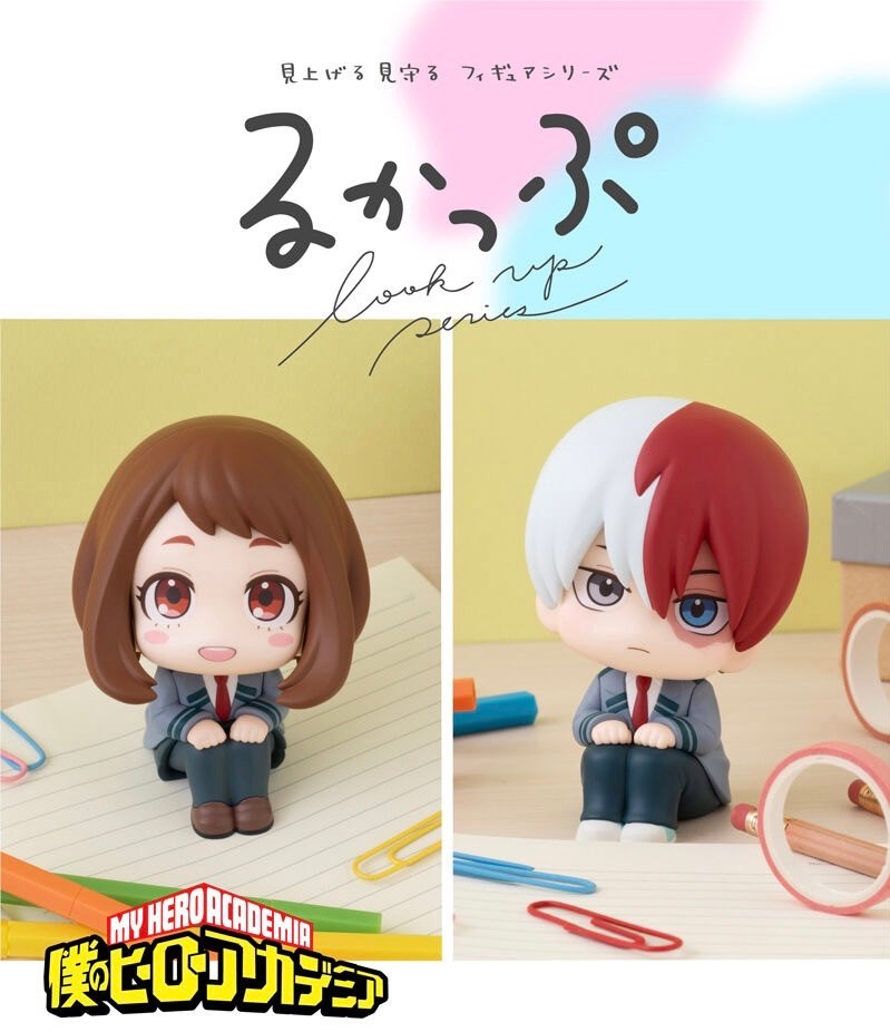 PRE-ORDER : Rukappu My Hero Academia Ochako Uraraka/Shoto Todoroki Set [Limited cushion included]