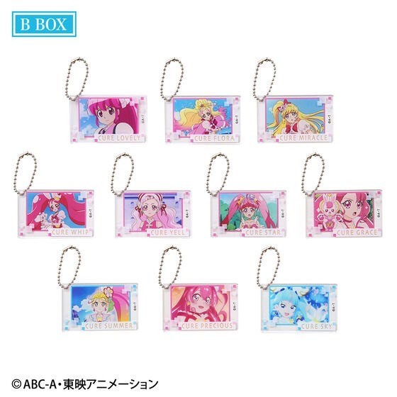 PRE-ORDER : PreCure All Stars Decofra Acrylic Keychain (A BOX/B BOX)