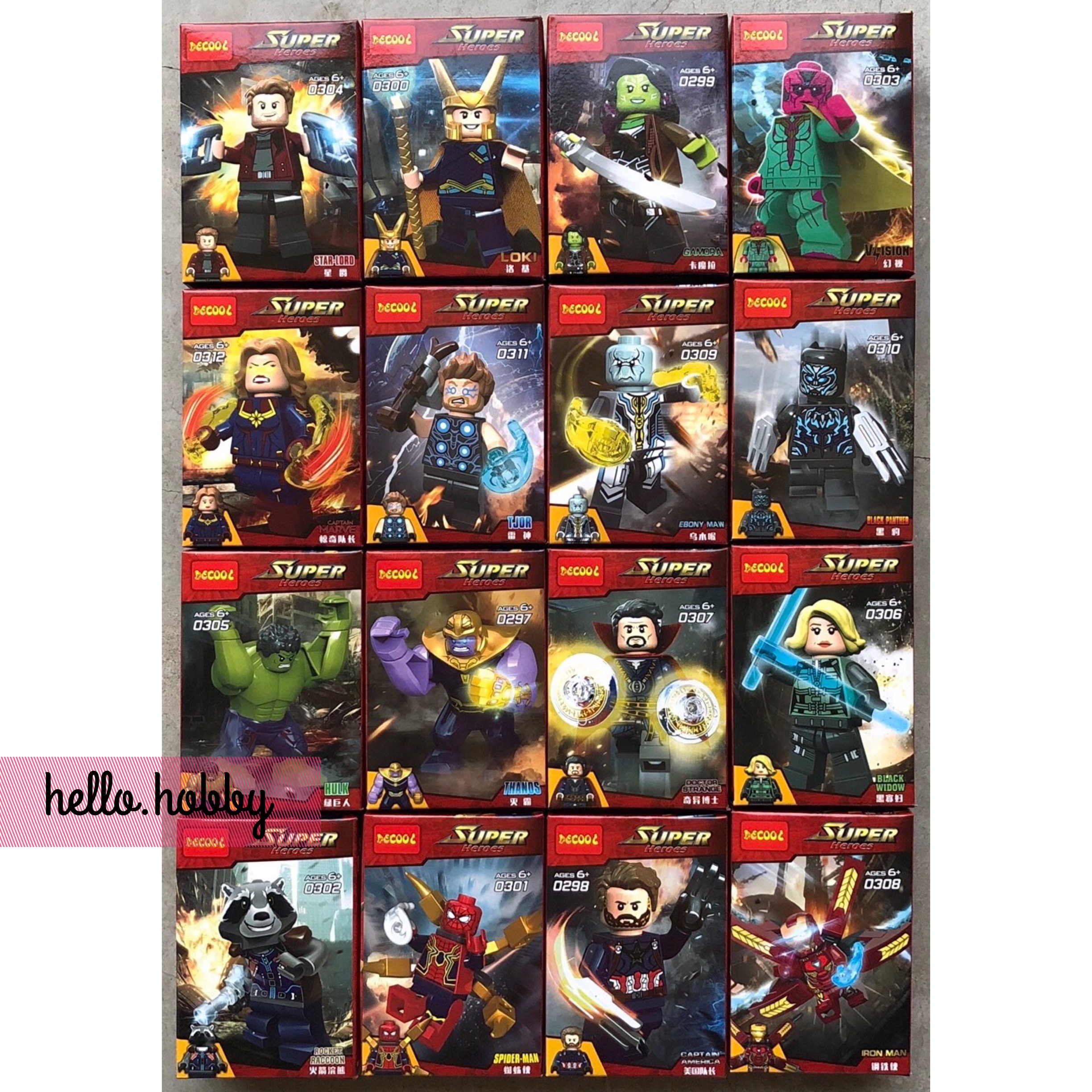 Decool 0297-0312 Avengers