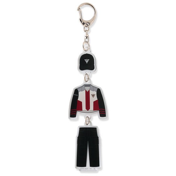 PRE-ORDER : Ultraman Series Soldier Uniform Motif Linked Acrylic Keychain