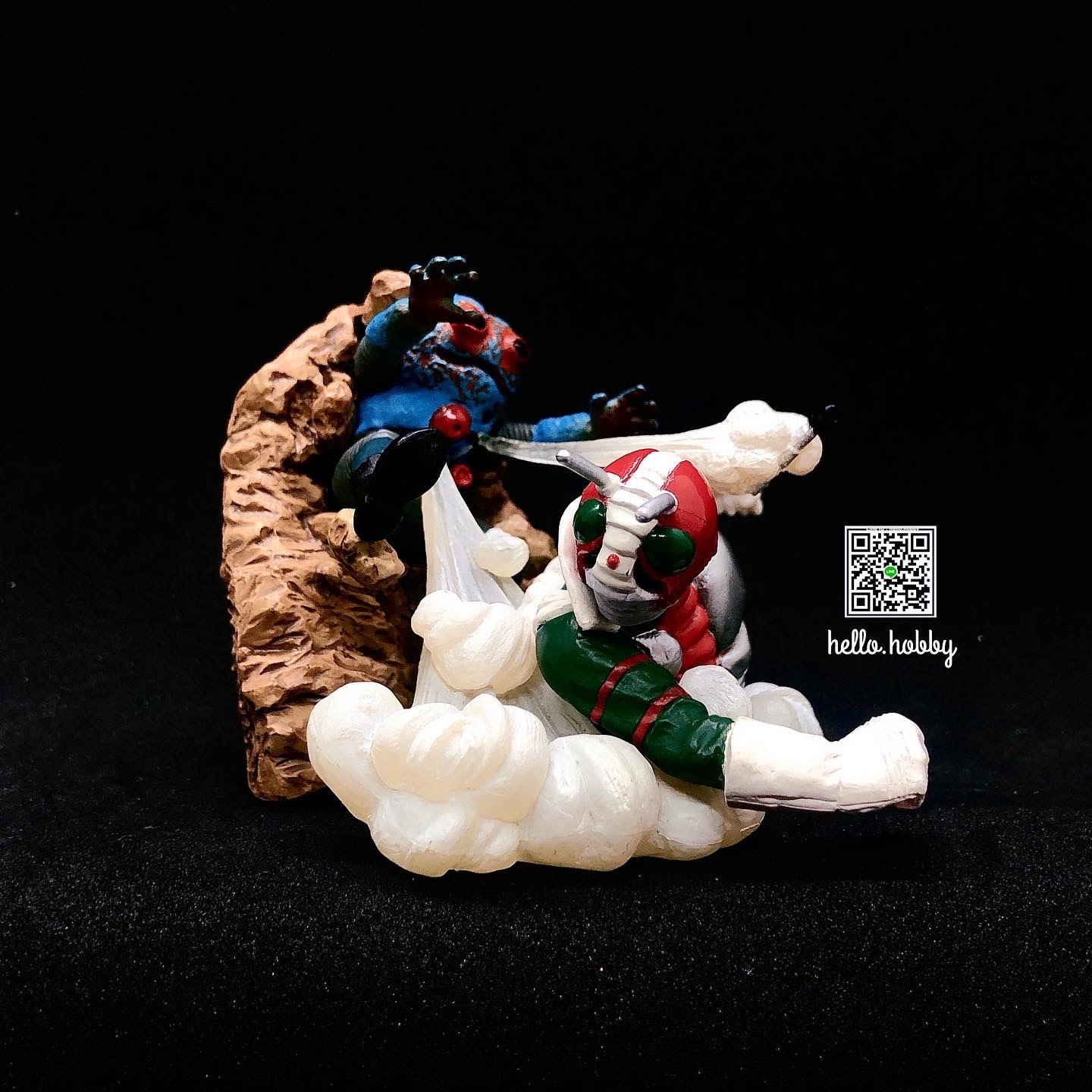 กาชาปอง งานฉาก ไรเดอร์ HG Kamen Rider Imagination 2 Diorama Gashapon by Bandai (Set of 5)