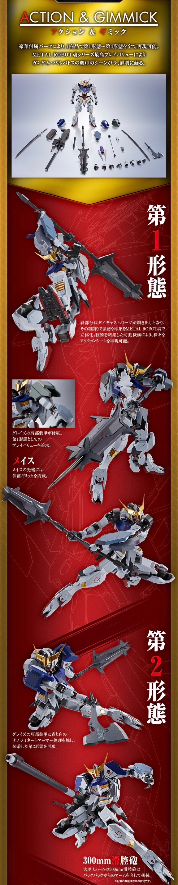 PRE-ORDER : METAL ROBOT SPIRITS <SIDE MS> GUNDAM BARBATOS (1ST~4TH FORM)