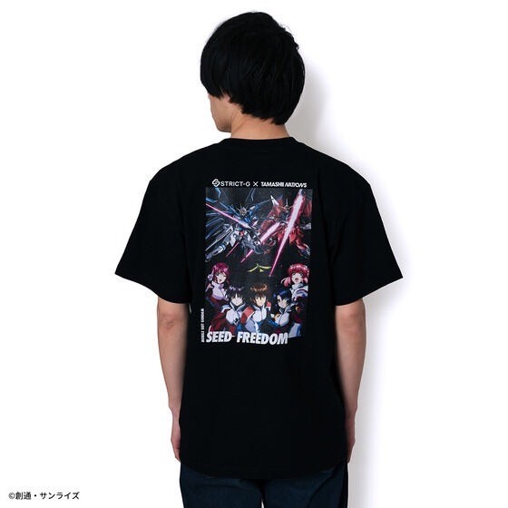 PRE-ORDER : STRICT-G×TAMASHII NATIONS “Mobile Suit Gundam SEED FREEDOM” Short Sleeve T-shirt