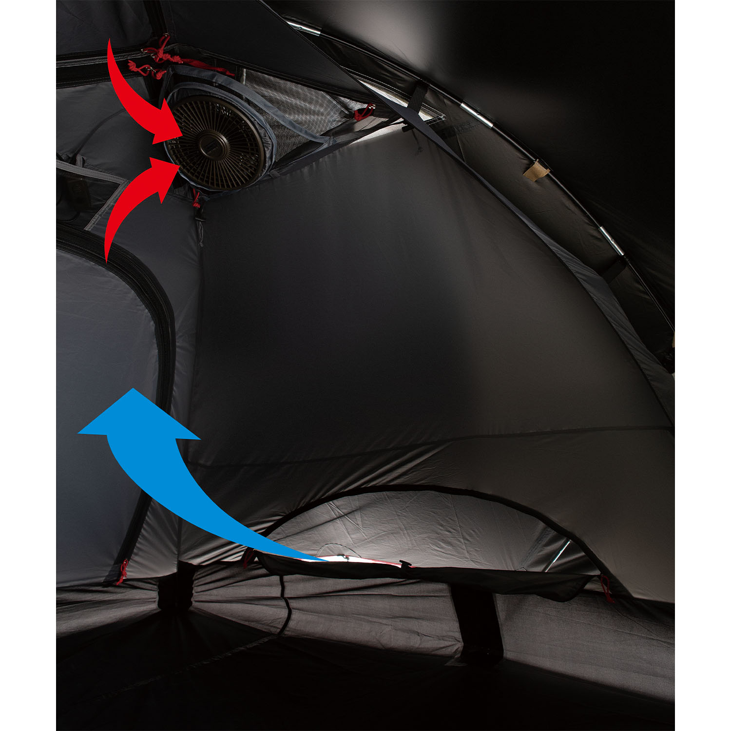 พัดลมในเต็นท์ Coleman Reversible Fan Ventilation