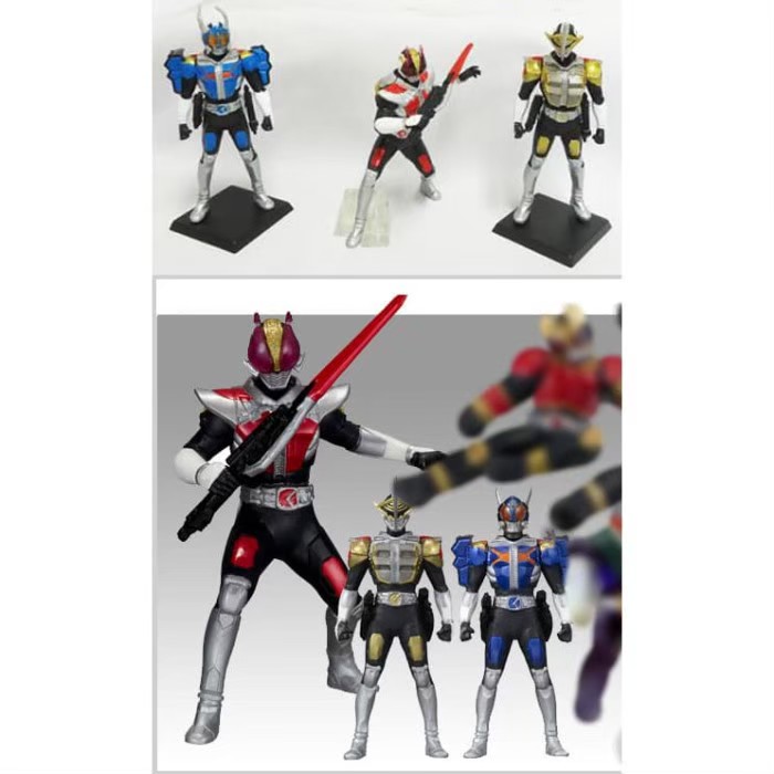 H.G.C.O.R.E. HG Core Kamen Rider Part 2 ~Kamen Rider Den-O Konnichi~ Gashapon by Bandai (Set of 6)
