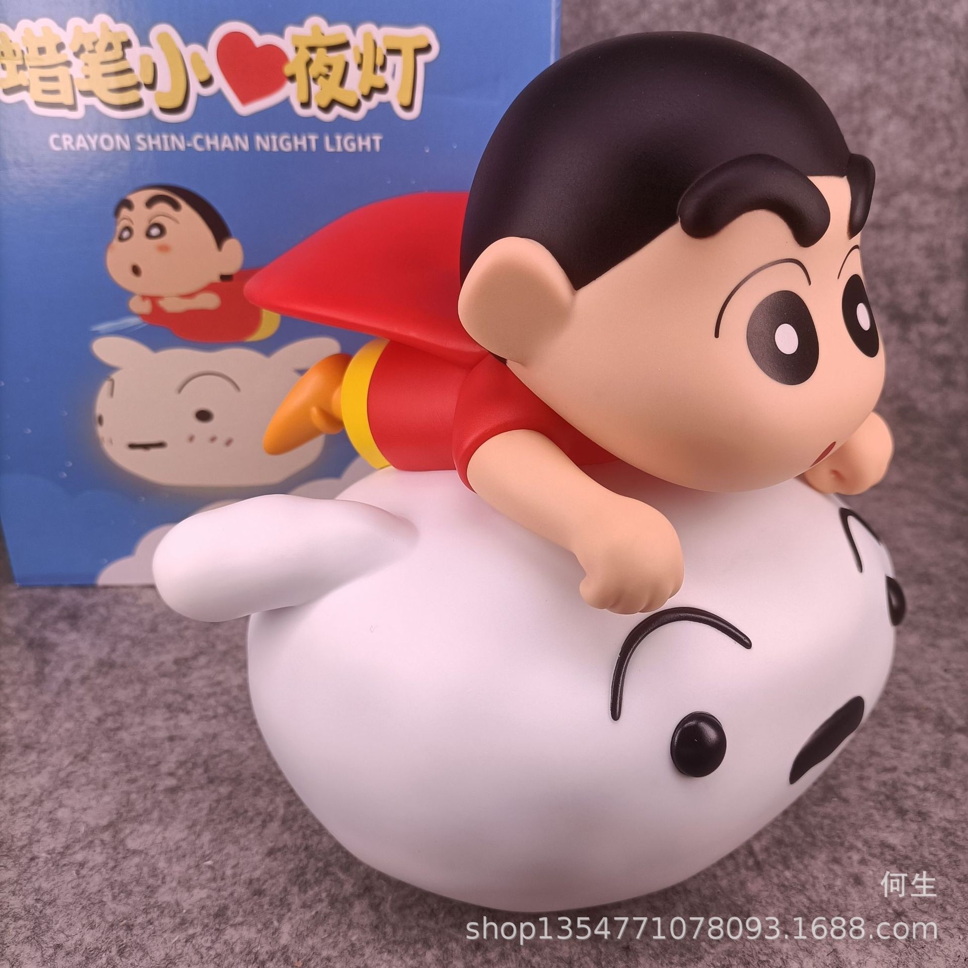 โคมไฟชินจัง - Crayon Shinchan Riding Shiro Night Light Lamp