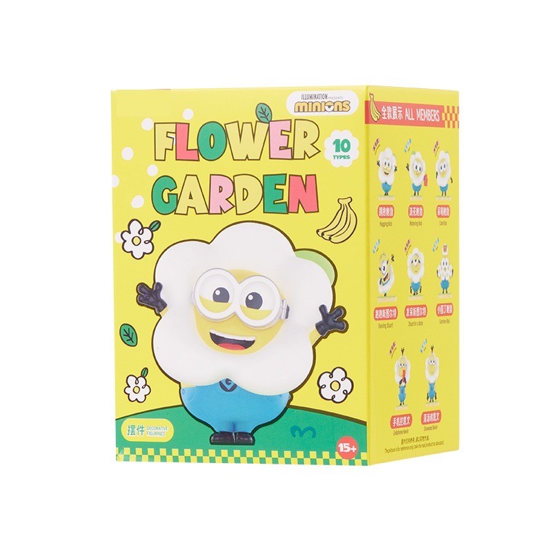 โมเดล ได้ 1 ตัว | Minions - Flower Garden Series by Miniso