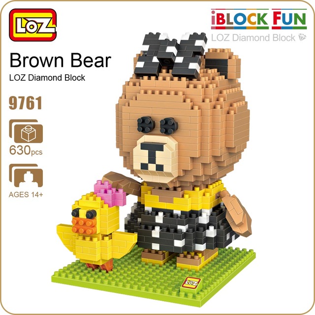 LOZ 9761 Line Town Choco&Sally 630pcs