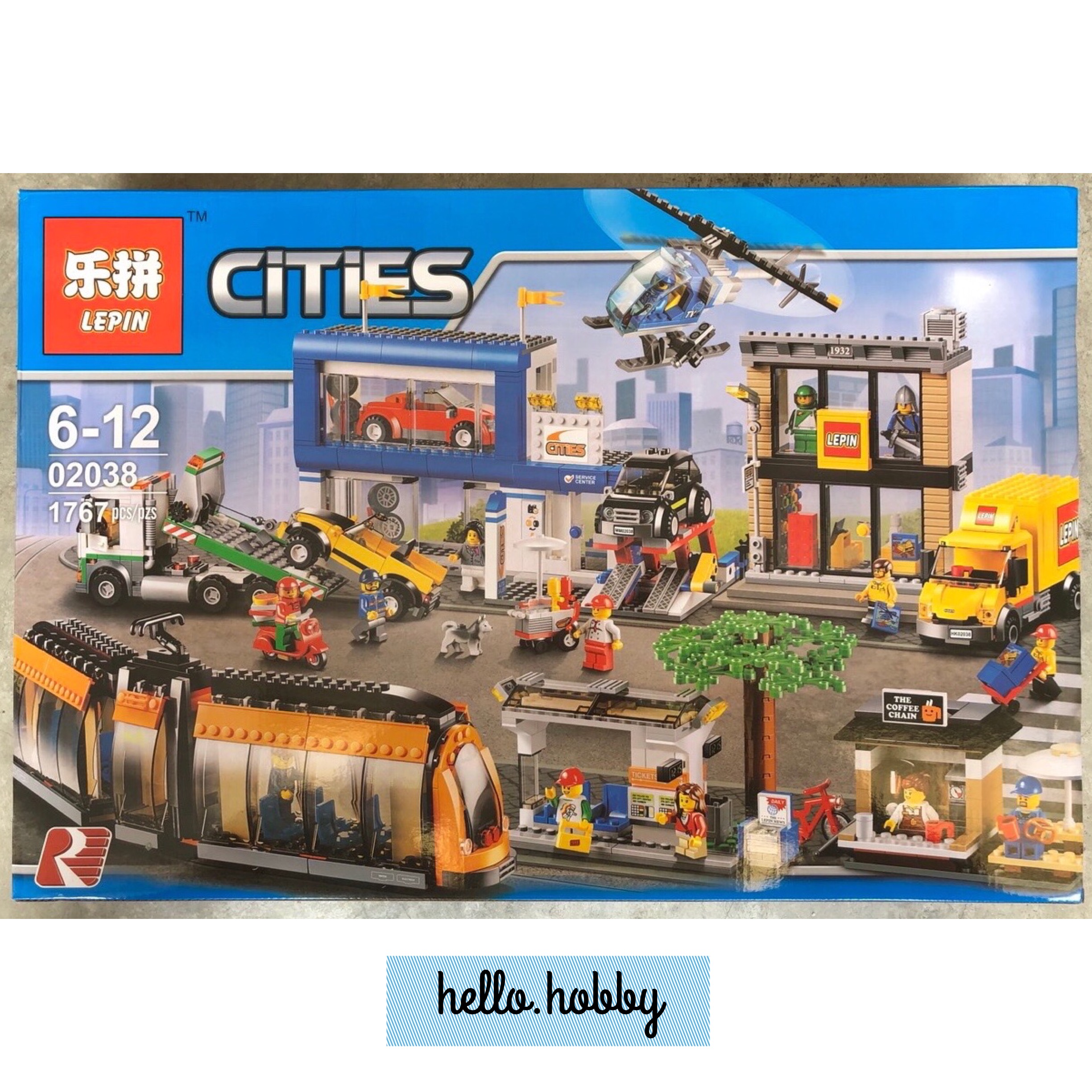 Lepin 02038 City Square 1767pcs