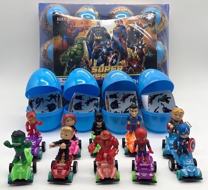 Surprise Egg Super Heroes with Car