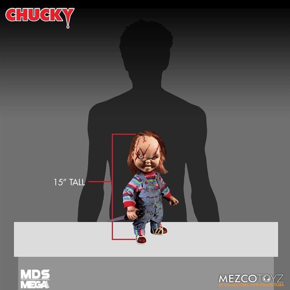 Pre-order : MDS MEGA SCALE Child’s Play: Bride of Chucky Talking Scarred Chucky (Re-issue) by Mezco Toyz