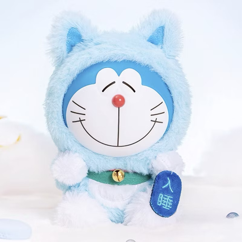 ตุ๊กตาโดเรม่อนกวัก ลิขสิทธิ์แท้ ได้ 1ตัว - Doraemon Doll V1 Wishing Lucky Cat Series by LDCX