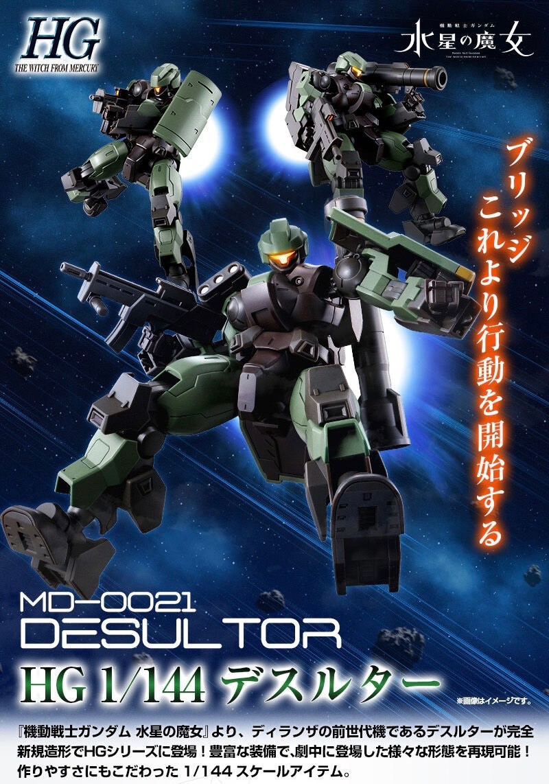 PRE-ORDER : HG 1/144 DESULTOR Plastic Model