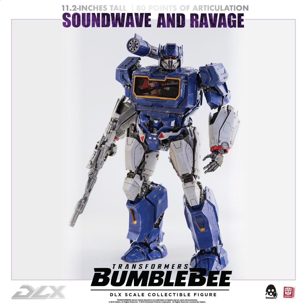 Pre-order : Transformers BUMBLEBEE DLX Soundwave and Ravage by ThreeZero (Reissue)