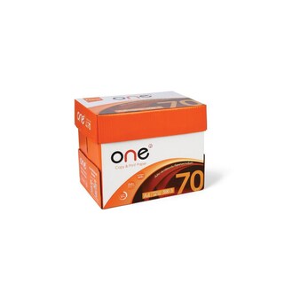 กระดาษถ่ายเอกสาร ONE A4 70 แกรม 500 แผ่น 5 รีม/แพ็ค