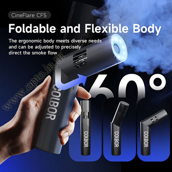 Colbor CF5 Fog Smoke Machine Mini 40W เครื่องสร้างควัน เครื่องพ่นควันแบบพกพาพร้อมรีโมทคอนโทรล Fogger