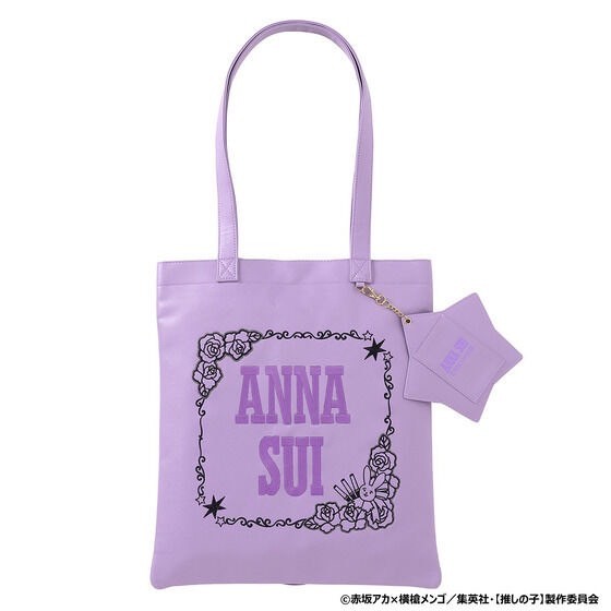 PRE-ORDER : [Oshi no Ko] x ANNA SUI Oshikatsu Tote Bag (trading card case / can badge included)