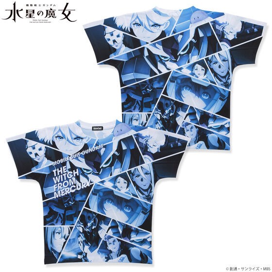 PRE-ORDER : Mobile Suit Gundam The Witch from Mercury Full Panel T-shirt