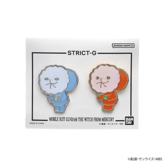 PRE-ORDER : STRICT-G "Mobile Suit Gundam The Witch from Mercury" Pins Set Cool-san Hots-san