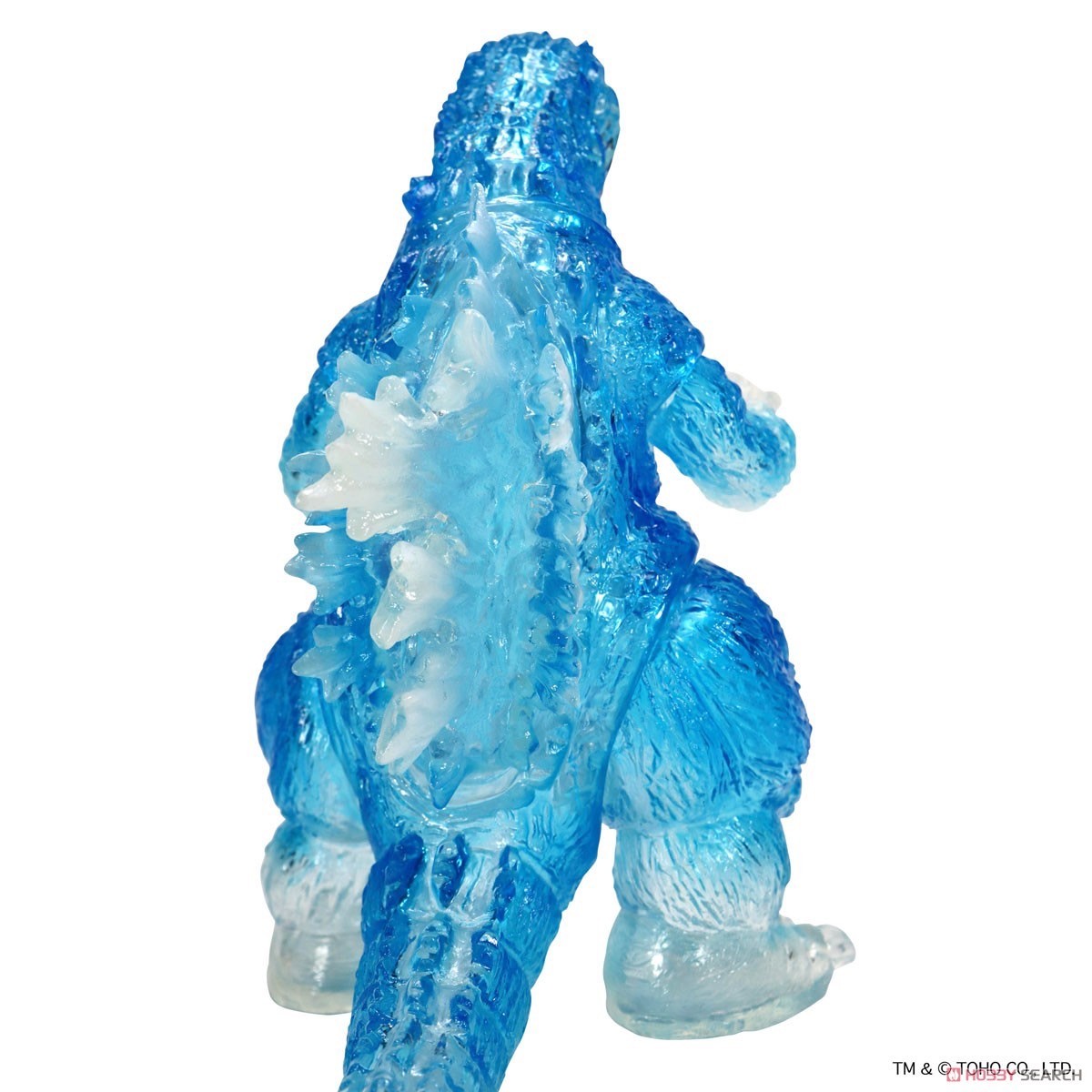 Godzilla - CCP Middle Size Series Godzilla EX Vol.3 Godzilla (2001) Clear Blue Ver. Soft Vinyl (Lot JP) by CCP