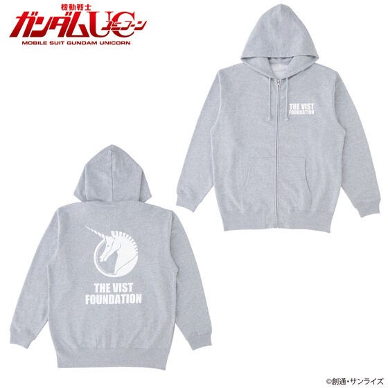 PRE-ORDER : Mobile Suit Gundam Mark Basic Line Zip Hoodie