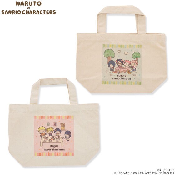 PRE-ORDER : Naruto x Sanrio Characters Lunch Tote All 2 types
