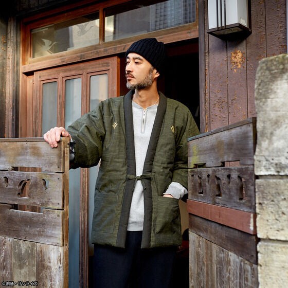 PRE-ORDER : STRICT-G JAPAN Miyata Textile "Mobile Suit Gundam" Hanten (Bamboo) Zaku II