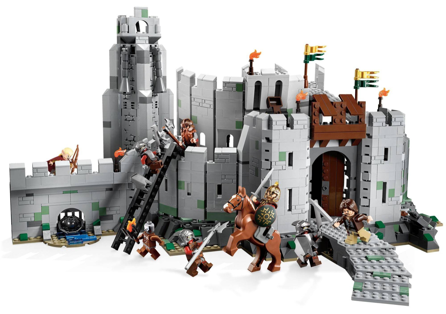 Lepin 16013 The Lord of The Ring The Battle of Helm's Deep 1398pcs