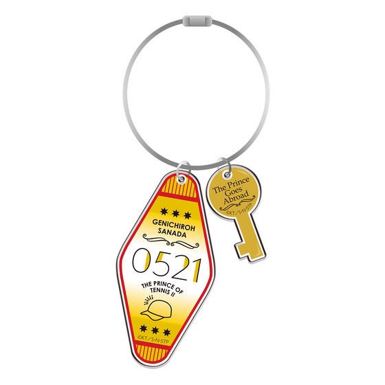 PRE-ORDER : The Prince of Tennis Abroad Room Keychain with Key Charm