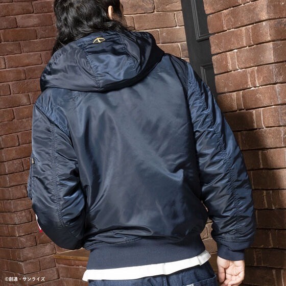 PRE-ORDER : STRICT-G ALPHA Hooded Rib Jacket "Mobile Suit Gundam"