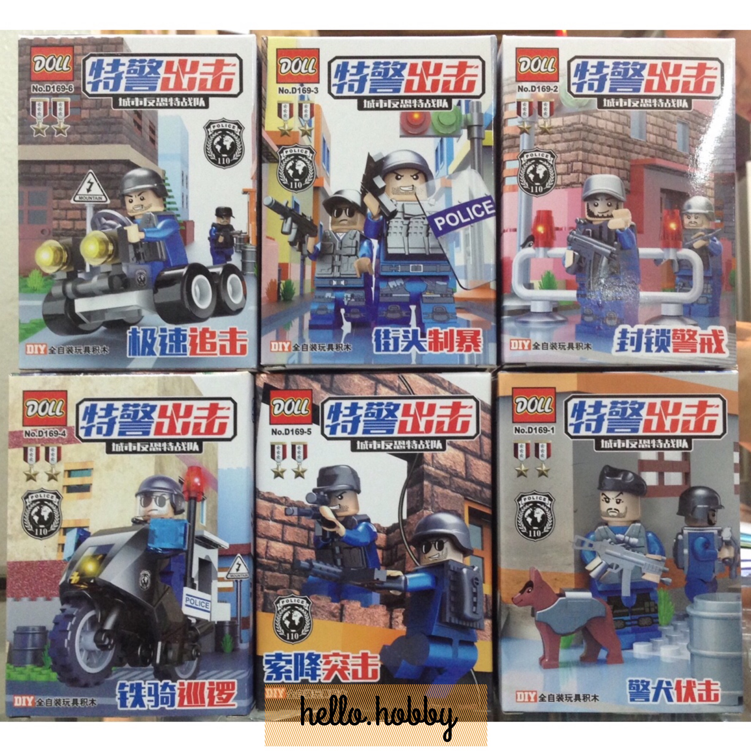 Doll D169 1-6 Police