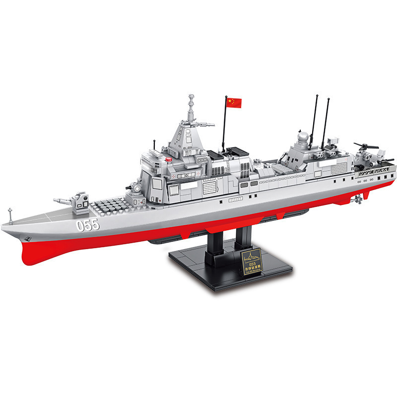 Sembo block 105767 war ship 864pcs