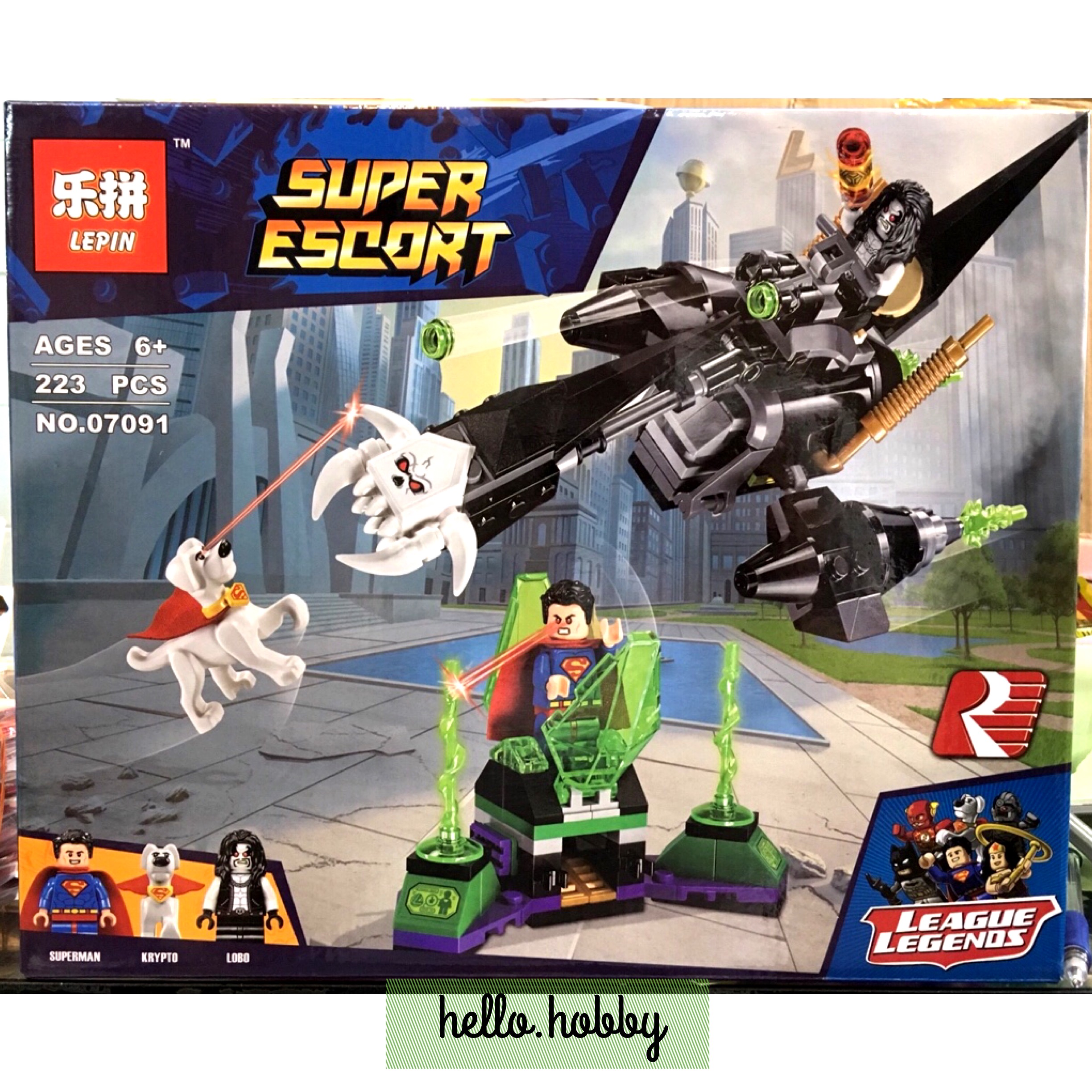 Lepin 07091 Superman & Krypto Team-Up 223pcs
