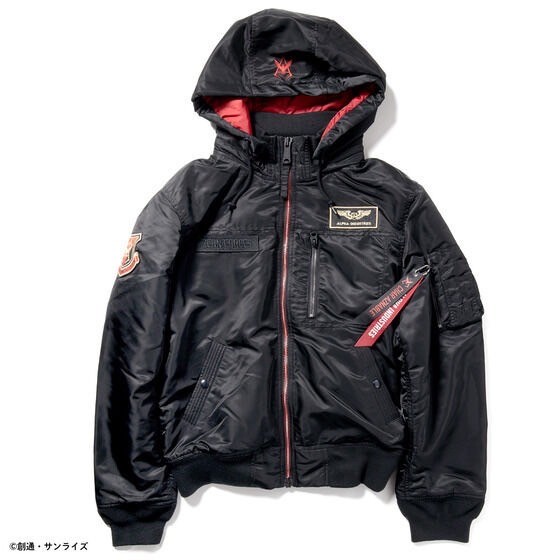 PRE-ORDER : STRICT-G ALPHA Hooded Rib Jacket "Mobile Suit Gundam"