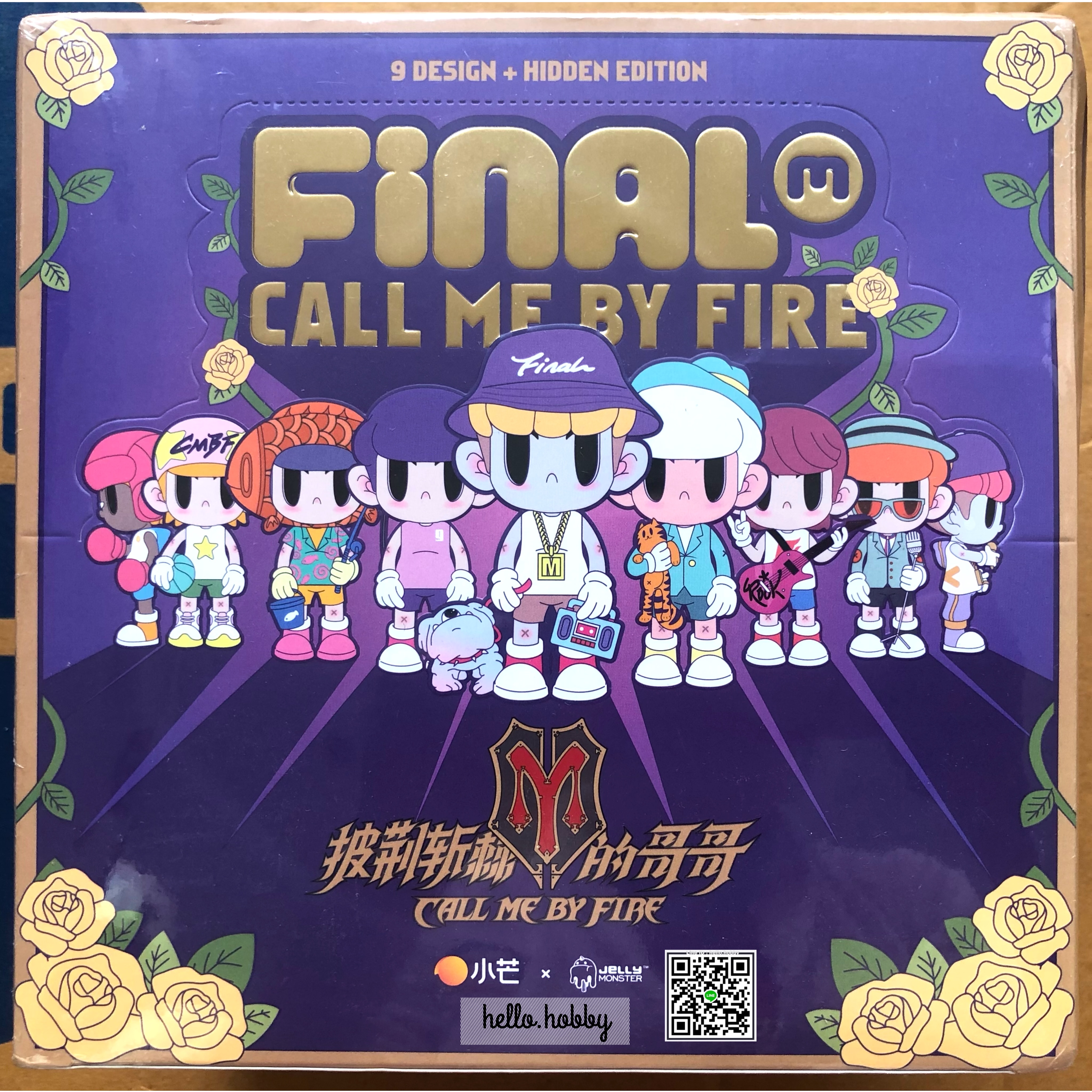 Blind Box ชุดกล่องสุ่มไอดอล - Final (M) Call Me by Fire by Jelly Monster (Set of 9 + 1secret)