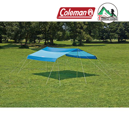 COLEMAN JAPAN Square Tarp Turquoise
