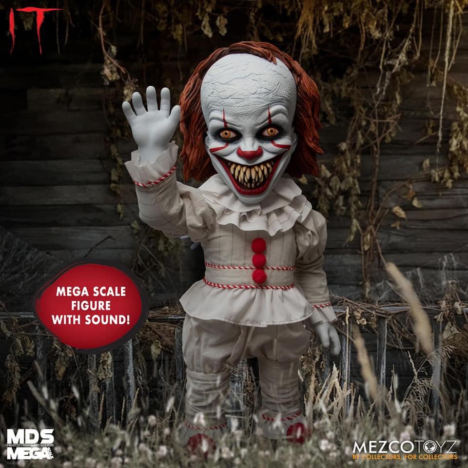 Pre-order : MDS MEGA SCALE IT: TALKING SINISTER PENNYWISE BY MEZCO TOYZ