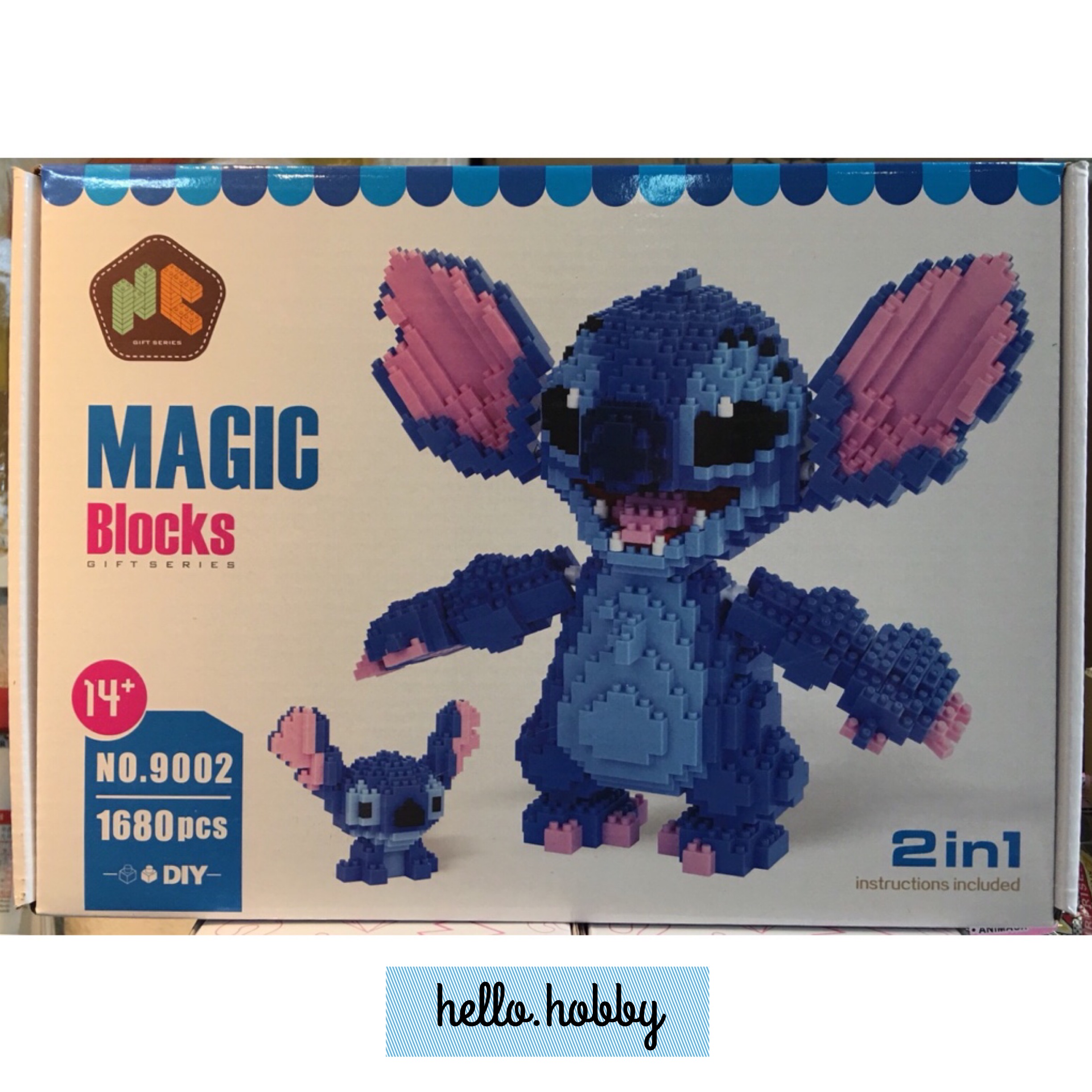 HC Magic 9002 Lilo & Stitch Stitch 1680pcs